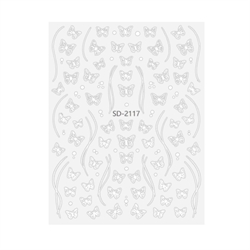 Holografiske Sommerfugle klistermærker, SD-2117, 5D, GNB